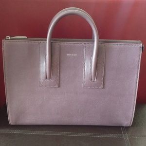 Matt & Nat Tacoma large satchel in Fig